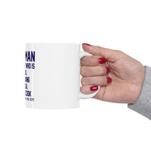 DistinctInk Glossy White Coffee / Tea Mug - Every Man Wants Wife Who is Beautiful