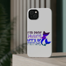 DistinctInk ToughCase for Apple iPhone, Compatible with MagSafe Charging - I'm Done Adulting Let's Be Mermaids