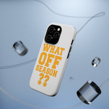 DistinctInk ToughCase for Apple iPhone, Compatible with MagSafe Charging - What Off Season? Basketball