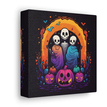 DistinctInk Canvas Wall Art with The Paths We Choose for Halloween LGBTQ+ Pride