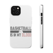 DistinctInk ToughCase for Apple iPhone, Compatible with MagSafe Charging - Basketball is in My Blood