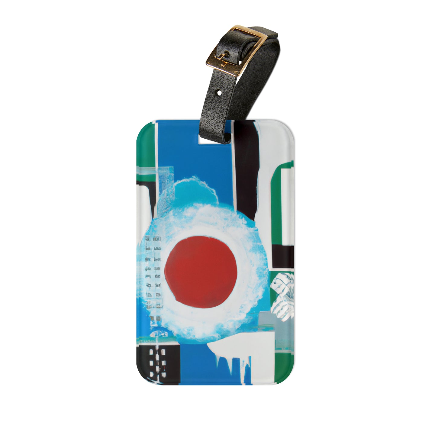 Nora Rivers - Mid-Century Modern Design Printed on a Custom Luggage Tag