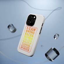DistinctInk ToughCase for Apple iPhone, Compatible with MagSafe Charging - Swing Salsa Rumba Cha Cha Waltz in Heels