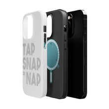 DistinctInk ToughCase for Apple iPhone, Compatible with MagSafe Charging - Tap Snap or Nap
