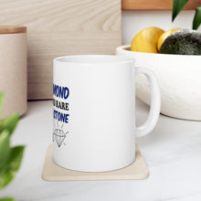 DistinctInk Glossy White Coffee / Tea Mug - I'm a Diamond Precious Rare Not Everywhere