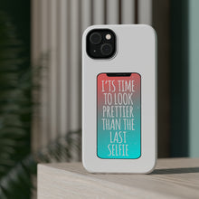 DistinctInk ToughCase for Apple iPhone, Compatible with MagSafe Charging - Time To Look Prettier Than the Last Selfie