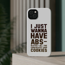 DistinctInk ToughCase for Apple iPhone, Compatible with MagSafe Charging - I Just Wanna Have ABS-olutely All The Cookies