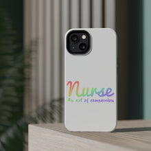 DistinctInk ToughCase for Apple iPhone, Compatible with MagSafe Charging - Nurse An Art of Compassion