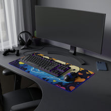 DistinctInk LED Gaming Mouse Pad with A Life Of Adventure Design for Halloween  LGBTQ+ Pride