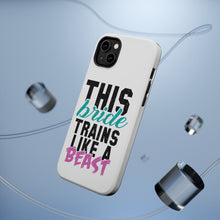 DistinctInk ToughCase for Apple iPhone, Compatible with MagSafe Charging - This Bride Trains Like a Beast