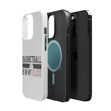 DistinctInk ToughCase for Apple iPhone, Compatible with MagSafe Charging - Basketball is in My Blood