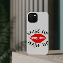 DistinctInk ToughCase for Apple iPhone, Compatible with MagSafe Charging - Wake Up and Make Up