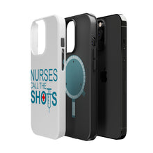DistinctInk ToughCase for Apple iPhone, Compatible with MagSafe Charging - Nurses Call the Shots