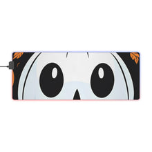 DistinctInk LED Gaming Mouse Pad with Ghost Skeleton Cartoon Pumpkin Design for Halloween
