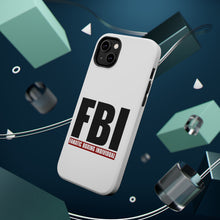 DistinctInk ToughCase for Apple iPhone, Compatible with MagSafe Charging - FBI Fanatic Boxing Individual