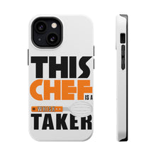 DistinctInk ToughCase for Apple iPhone, Compatible with MagSafe Charging - This Chef is a Whisk Taker