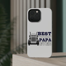 DistinctInk ToughCase for Apple iPhone, Compatible with MagSafe Charging - Best Truckin' Papa Ever