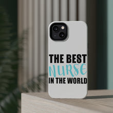 DistinctInk ToughCase for Apple iPhone, Compatible with MagSafe Charging - The Best Nurse In The World