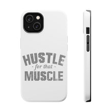 DistinctInk ToughCase for Apple iPhone, Compatible with MagSafe Charging - Hustle for that Muscle