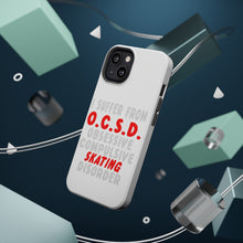 DistinctInk ToughCase for Apple iPhone, Compatible with MagSafe Charging - OCSD - Obsessive Compulsive Skating Disorder