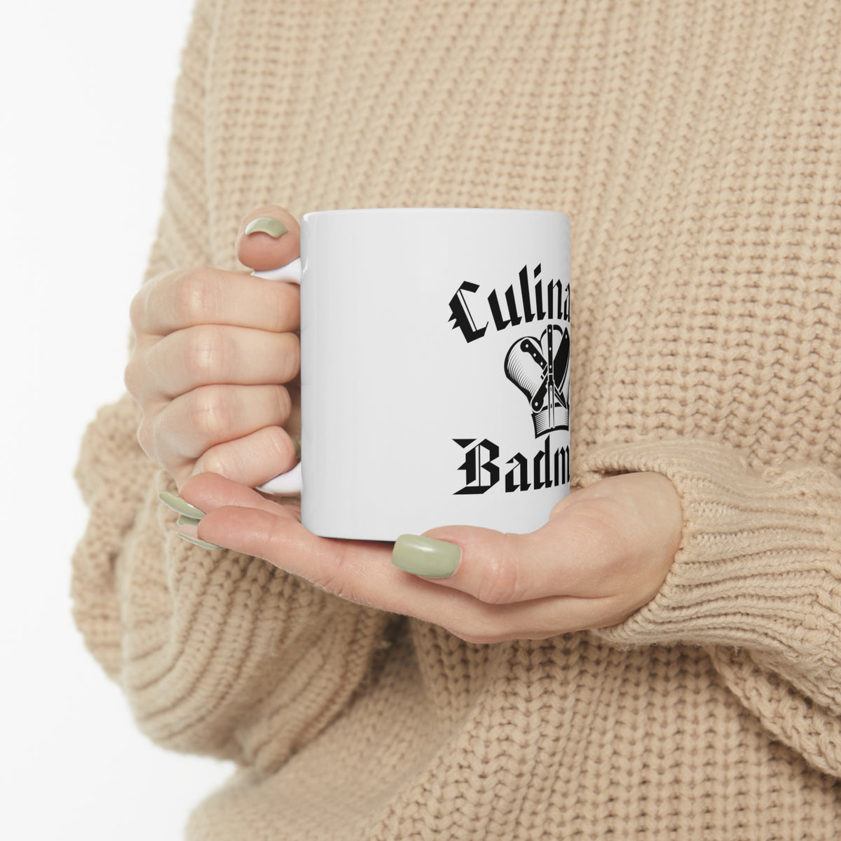 Glossy White Coffee / Tea Mug - Culinary Badman, view 10