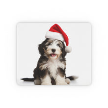 DistinctInk Mouse Pad - 1/4" Foam Rubber - Bearded Collie Puppy