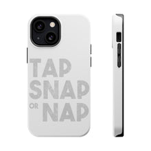 DistinctInk ToughCase for Apple iPhone, Compatible with MagSafe Charging - Tap Snap or Nap