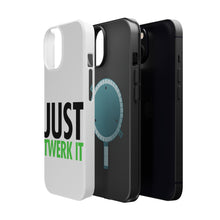 DistinctInk ToughCase for Apple iPhone, Compatible with MagSafe Charging - Just Twerk It