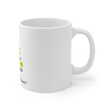 DistinctInk Glossy White Coffee / Tea Mug - No Thanks Looks Like a Pyramid Scheme