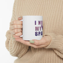 DistinctInk Glossy White Coffee / Tea Mug - I Need My Space - Astronomy