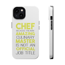 DistinctInk ToughCase for Apple iPhone, Compatible with MagSafe Charging - Chef Amazing Culinary Master
