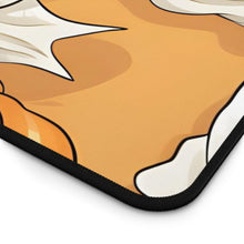 DistinctInk Desk Mat with Ghostly Skeleton Pumpkin Patch Design for Halloween