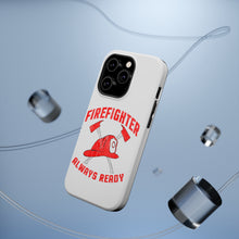 DistinctInk ToughCase for Apple iPhone, Compatible with MagSafe Charging - Firefighter - Always Ready