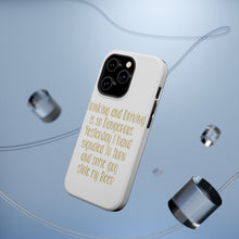 DistinctInk ToughCase for Apple iPhone, Compatible with MagSafe Charging - Drinking Driving Dangerous Guy Stole Beer