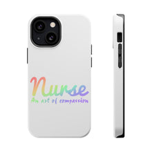 DistinctInk ToughCase for Apple iPhone, Compatible with MagSafe Charging - Nurse An Art of Compassion