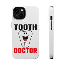 DistinctInk ToughCase for Apple iPhone, Compatible with MagSafe Charging - Tooth Doctor Dentist