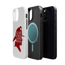 DistinctInk ToughCase for Apple iPhone, Compatible with MagSafe Charging - Feel Safe at Night Sleep with a Firefighter
