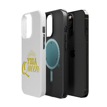 DistinctInk ToughCase for Apple iPhone, Compatible with MagSafe Charging - Yoga Queen Crown