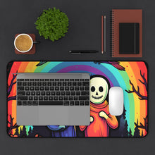 DistinctInk Desk Mat with Living Life to the Fullest Design for Halloween  LGBTQ+ Pride