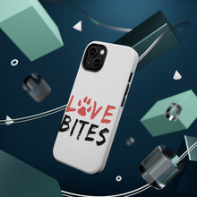 DistinctInk ToughCase for Apple iPhone, Compatible with MagSafe Charging - Love Bits - Dog Paw