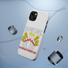 DistinctInk ToughCase for Apple iPhone, Compatible with MagSafe Charging - Bowling Alley The Poor Man's Country Club