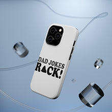 DistinctInk ToughCase for Apple iPhone, Compatible with MagSafe Charging - Dad Jokes Rock