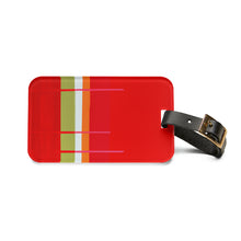 Jackson Magnolia - Mid-Century Modern Design Printed on a Custom Luggage Tag