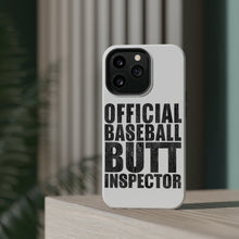DistinctInk ToughCase for Apple iPhone, Compatible with MagSafe Charging - Official Baseball Butt Inspector