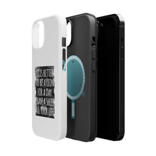 DistinctInk ToughCase for Apple iPhone, Compatible with MagSafe Charging - Better to Be A Lion For a Day Than A Sheep