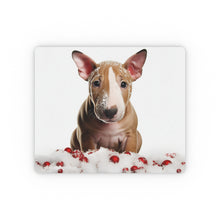 DistinctInk Mouse Pad - 1/4" Foam Rubber - Bull Terrier Puppy