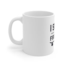 DistinctInk Glossy White Coffee / Tea Mug - I Skate on the First Date