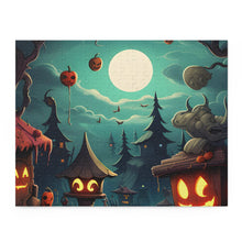 DistinctInk Jigsaw Puzzle with Trick or Treat Fun Design for Halloween