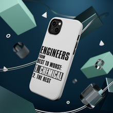 DistinctInk ToughCase for Apple iPhone, Compatible with MagSafe Charging - Chemical Engineers are the Best