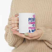 DistinctInk Glossy White Coffee / Tea Mug - Perfect Combination of Princess & Warrior